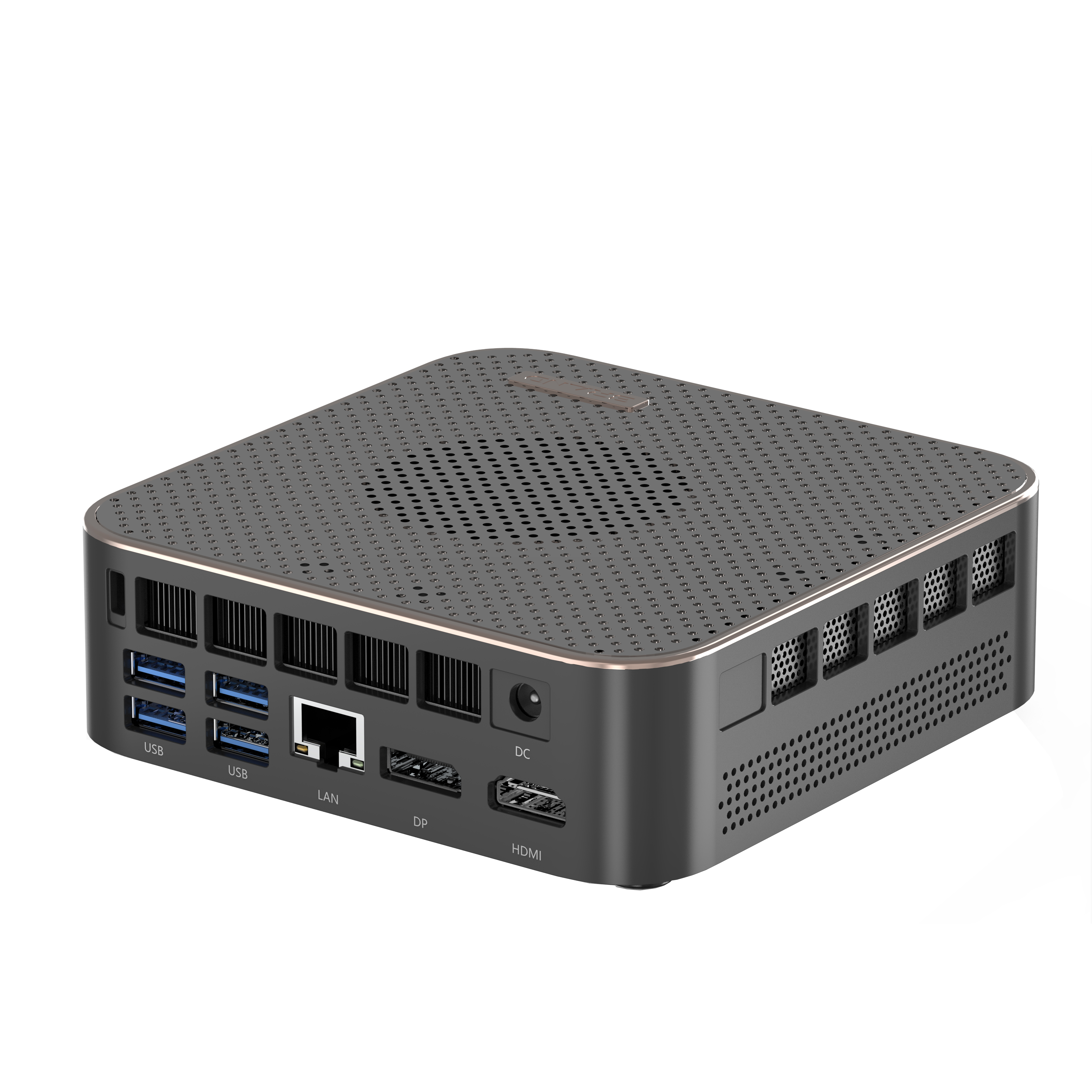 E3A Mini Desktop Computer Support Customized LOGO Windows 11 Pro OS 4K Gaming Mini PC