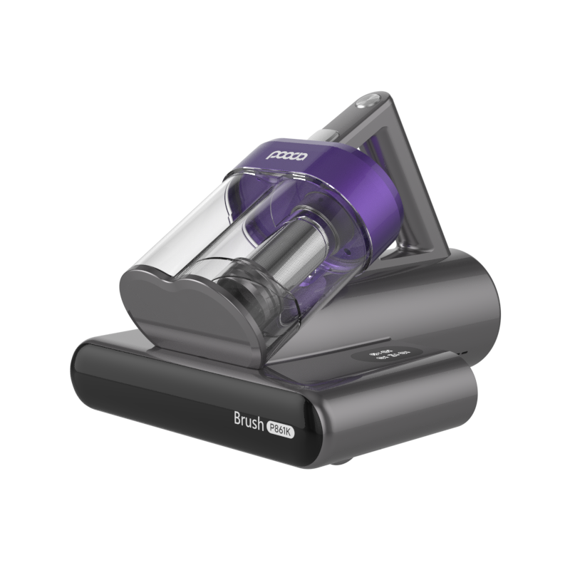 P861 Powerful Mattress Bed Vacuum Cleaner, 2-Speed (14kPa/18kPa) Mattress Vacuum with Pink Light Dust Detection, 253.7nm UV-C Light, LED Display, HEPA Filter, 149℉ Heat, Aroma for Bed Couch Carpet